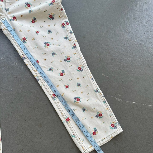 Billabong Cream Floral Straight Leg Jeans - Picture 13 of 16